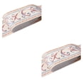 thumbnail image 2 of VONKY PVC Border Wall Corner Stick Durable And Waterproof Surface With Exquisite Workmanship Wallpaper For Living Room Decor Beige vine flower 2Set, 2 of 6
