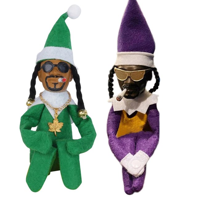 Snoop on A Stoop muñeco elfo de Navidad, muñeco de ambiente festivo, juguetes de adorno, porche, regalo decorativo de Año Nuevo, juguetes para niños