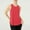 Red, variant on TAGOLD Summer Casual Tops,Plus Size T-shirt Blouse for Womens, Women's New Solid Color Irregular Hem Loose Sports Breathable,Round-Neck Tank Top