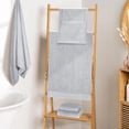 thumbnail image 5 of BELIZZI HOME Ultra Soft 6 Pack Cotton Towel Sets, Contains 2 Bath Towels 28x55 inch, 2 Hand Towels 16x24 inch & 2 Wash Coths 12x12 inch, Compact & Lightweight - Light Grey, 5 of 7