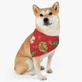 thumbnail image 6 of Saliva Towel Pet Supplies Decoration Christmas Pattern Triangle Towel Dog Scarf Pet Neckerchief Scarf Cotton Bibs, 6 of 11