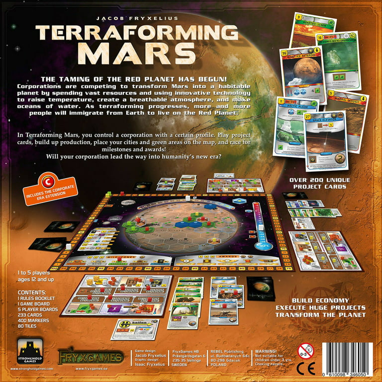 Terraforming Mars Board Game, by Stronghold Games 