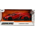 thumbnail image 2 of Lamborghini Veneno Red and Black "Hyper-Spec" Series 1/24 Diecast Model Car by Jada, 2 of 7