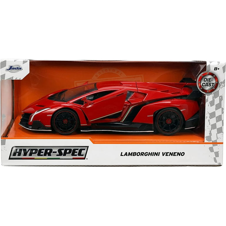 Lamborghini Veneno Red and Black 