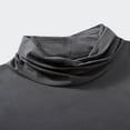 thumbnail image 4 of Mens Cowl Neck Shirts Long Sleeve Breathable Lightweight Stretchable Basic Tee Layering Tops Active Pullover Shirts, 4 of 9