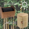 thumbnail image 4 of BambooMN Granulated Bamboo Charcoal Odor Absorber Bag in Decorative 4" Brown Cylinder, 4 Sets, 4 of 7