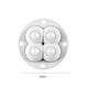 thumbnail image 1 of Mini Ruedas Giratorias 4 Uds. Mini ruedas giratorias sin ruido ruedas pequeñas autoadhesivas (perla de pegamento blanco) Hugtrwg Libre de BPA, 1 of 6