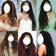 thumbnail image 6 of SEGO Goddess Faux Locs Crochet Hair Braids Synthetic Braiding Hair Deep Wave Curly Ends Locs Hair Extension Ombre New Style Fashion and Bouncy Dreadlocks Hairstyles, 6 of 7