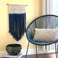 thumbnail image 2 of Suspension Murale en Macramé Bleu, 2 of 2