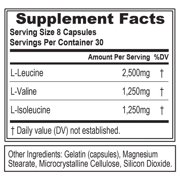 Evlution Nutrition BCAA5000 Capsules 5 Grams of Branched Chain Amino Acids (BCAAs) Essential for Performance, Recovery, Endurance, Muscle Building, No Sugar (30 Servings, 240 Capsules, Unflavored)