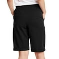 thumbnail image 2 of Hanes Short Bermuda en Molleton Français pour Femmes, m, Noir, 2 of 3