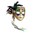 thumbnail image 2 of Deluxe Mardi Gras Mask, 2 of 2