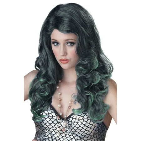 Aqua Bella Costume Wig (Blue/Black)