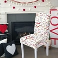 thumbnail image 6 of DefiDgd Valentine's Day Chair Covers,Valentines Dining Protector Stretch Removable Washable Kitchen Chair Slipcovers for Dining Hotel Party Wedding(D), 6 of 6