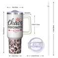 thumbnail image 2 of Stainless Steel Chaos Coordinator Gift: 40oz Tumbler with Handle, Insulated Coffee Cup, Funny Present for Women Boss Coworker Teacher Nurse Mom, 2 of 5