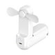 thumbnail image 3 of Ventilador portátil de mano, fácil de usar, plegable, para niños, interior y exterior, para hombres. Blanco, 3 of 9