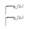 thumbnail image 1 of Home Trends Adjustable Drapery Brackets 5/8"-3/4" Black, 1 of 1