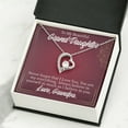 thumbnail image 3 of To My Granddaughter Never Forget Grandpa Forever Necklace w Message Card, 3 of 20