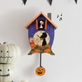 thumbnail image 3 of Mark Feldstein, Peanuts Gang It's The Great Pumpkin Halloween Sound Cuckoo Clock, 17 Inch, 3 of 8