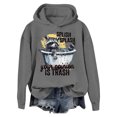thumbnail image 1 of Wyzesi Sweatshirts d'Automne pour Femmes Plus Pull Décontracté Col Rond Imprimé Sweat à Capuche à la Mode pour Usage Quotidien, 1 of 3