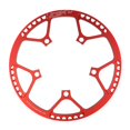 thumbnail image 2 of Cadena premium 45T 47T 53T 56T 58T, cadena ancha y estrecha 130BCD ligera, para la mayoría de bicicletas de carretera, bicicletas de montaña, bi Rojo 58T Soledad Bicicleta Plato, 2 of 9