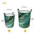 thumbnail image 3 of Gaeub Green And Gold Marble Dirty Clothes Storage Basket, Toy Storage Bin for Storing Clothing, Diapers, Toys-, 3 of 6
