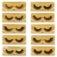 thumbnail image 1 of Pestañas naturales, pestañas postizas, pestañas cortas, pestañas postizas de visón tenues, 10 pares de pestañas postizas de visón sintético, pestañas gruesas, pestañas postizas 3D, pestañas postizas., 1 of 3