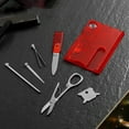 thumbnail image 5 of Lylong 14-In-1 Card Tool Survival Card With Led Light Pocket Tools Kit For Men Dad Gifts Outdoor Camping Gadget Accessories Sturdy, 5 of 8