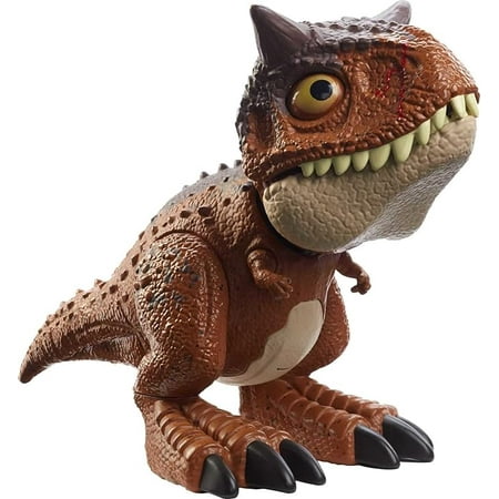 Mattel Jurassic World Camp Cretaceous Action Figure, Chompin’ Carnotaurus Toro Dinosaur Toy with Chimping & Other Motion