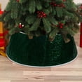 thumbnail image 2 of XMMSWDLA 23.62 Inch Christmas Tree Skirt - 3D Sequin Holiday Party Decor with Rhomboid Pattern, Festive Xmas Tree Bottom Cover for Indoor Decorations (2025 Collection), 2 of 6
