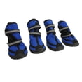 thumbnail image 1 of Dog Boots Winter Dog Boots Waterproof Dog Shoes Dog Shoes Paw Protector Outdoor Dog Shoes 4Pcs Dog Boots Waterproof Prevent Slipping Reflective Large Dog Winter Snow Rain Shoes Paw, 1 of 8