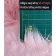 thumbnail image 2 of Faux Fake CURLY Yak FUR 3.5" LONG Pile Japanese Fire Retardant Yarn 2.3oz Per Yard / Craft, Sewing Cosplay 58" Wide Sold by Continuous Yard (Pink), 2 of 8