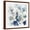 Brown Frame, variant on Art.com Blue Pedals Art Print by Asia Jensen, 16" x 16"