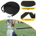 thumbnail image 5 of Petbobi Long Dog Leash Lead 50ft/100ft for Dog Training Obedience Recall Outdoor Playing Camping, Black, 5 of 8