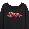 thumbnail image 3 of Marvel Spider-Man - Editorial Logo - Ladies French Terry Pullover Long Sleeve Shirt, 3 of 5