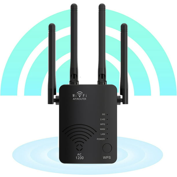 WiFi Extender, OGEDNAC 1200Mbps Signal Booster for Home 5000 Sq.ft and Devices, Dual Band 2.4G/5G Outdoor Signal Amplifier with Ethernet Port - Walmart.com
