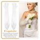 thumbnail image 4 of 1 par de elegantes guantes de boda Guantes de malla de malla Guantes de decoración de bodas de novia para la novia, 4 of 5