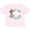 AD-Pink, variant on Easter He Has Risen with Cross and Flowers Boys or Girls Toddler T-Shirt