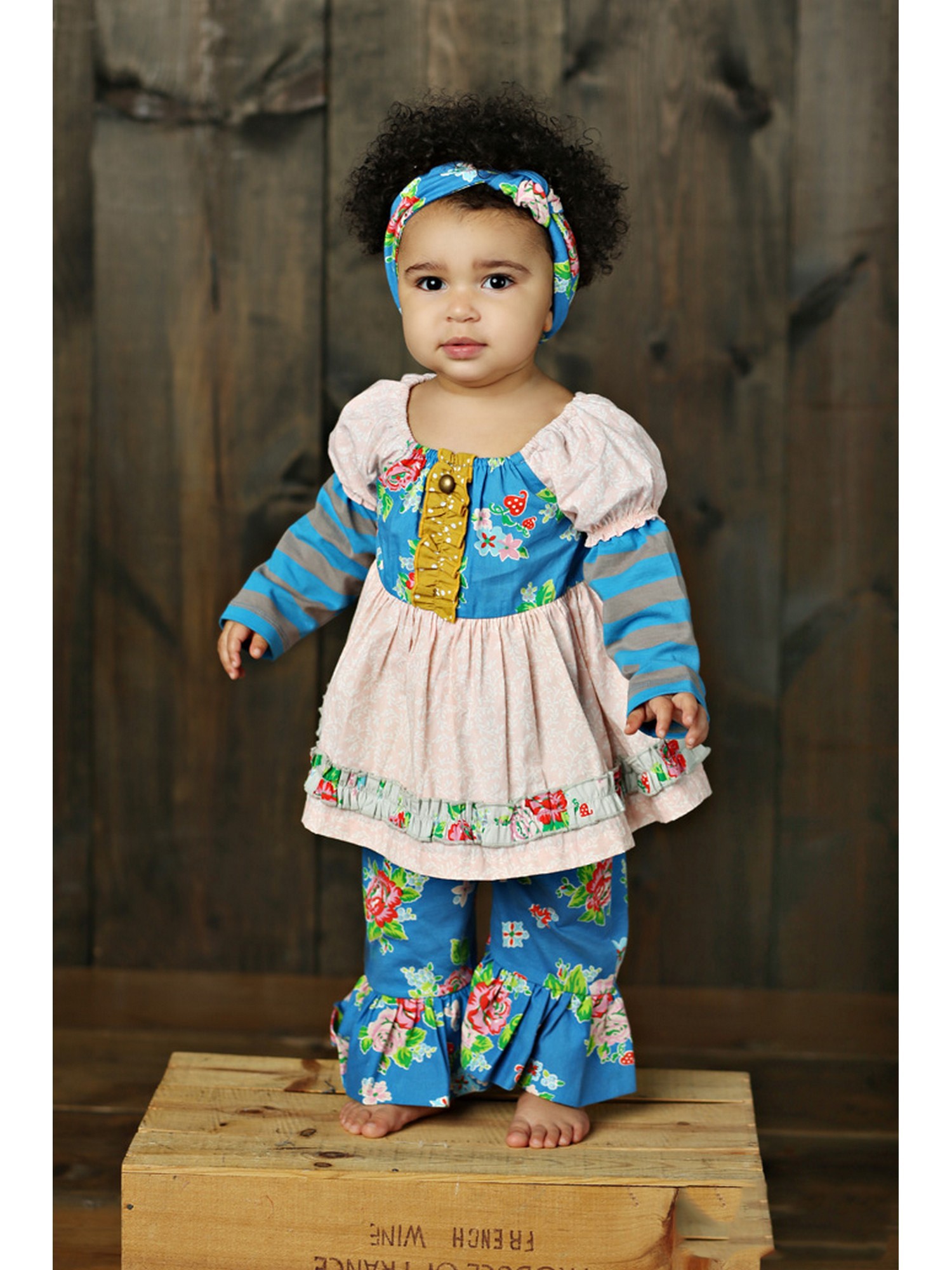 baby girl mustard outfit