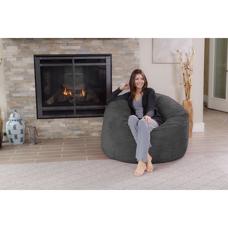 Chill Sack Bean Bag Chair, Memory Foam Lounger with Microsuede