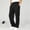 Black, variant on Rvasteizo Boys School Uniform Sweatpants Fall Winter Solid Elastic Waist with Pocket Fleece Trouser 5-15Y,10Y