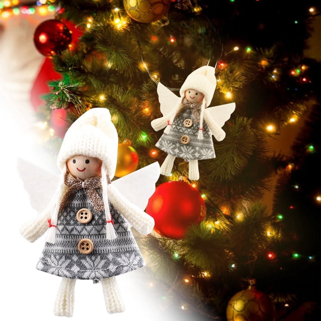 Muñecas Navideñas Muñecas De Tela Colgantes Para El Árbol De Navidad Decoraciones Alegres Decoraciones De Juguete