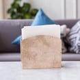 thumbnail image 4 of Radicaln Marble Napkin Holder 5.5 inch Handmade Travertine Napkin Holder for Table - Stone Paper Napkins Organizer for Kitchen Countertop & Bathroom Décor, 4 of 6