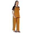 thumbnail image 2 of Inkmeso Solid Sleepwear Pajama Set For WoMen's Raglan Sleeve Nightwear Pj Loungewear Sets, 2 of 7