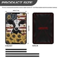thumbnail image 3 of Yuyamidu Cow RV Door Shade Window Cover American Falg RV Door Window UV Protection Cover Sunflower Side Door Window Shade Cover Camper Door Windows Sunshade, 3 of 7