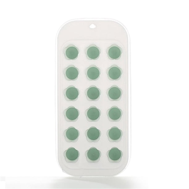 Cubo de hielo Molde Reutilizable Bloques de hielo Bandeja Molde Fiesta de verano Partido Frío Bebidas Maker Oficina Café Bartending Utensilios de cocina Verde Eigraketly HA059745-02
