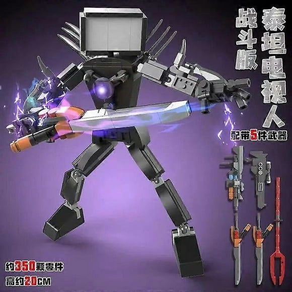 Skibidi Toilet Toy Building Block Titans Camera Man Tv Man Cameraman Speakerman Skibidi Toilet Clock Man Titans Drill Speaker