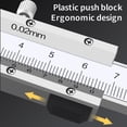 thumbnail image 4 of Vernier Caliper de 6 Pulgadas, 0.02 mm de resolución de 0-150 mm de acero inoxidable endurecido caliper con caja de almacenamiento para uso industrial, 4 of 7