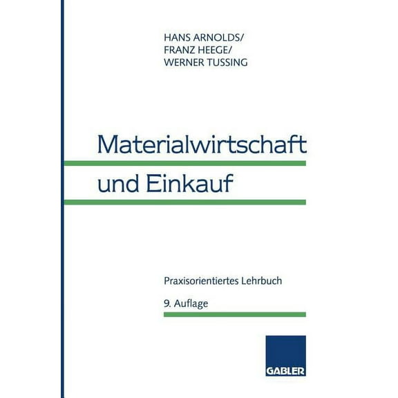 Materialwirtschaft Und Einkauf, (Paperback)