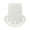 Height 20cm whiteP, variant on Vintage Fedora Top Hat Victorian Age White Short Brim Top Hat Western Magician Hat for Boy Men Adults Cap